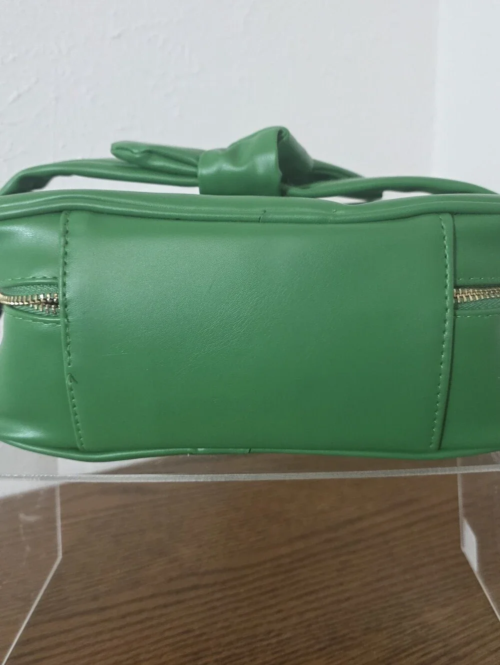Hard Candy x Girl Scouts Mint Condition Green Faux Leather Zipper Makeup Bag 10